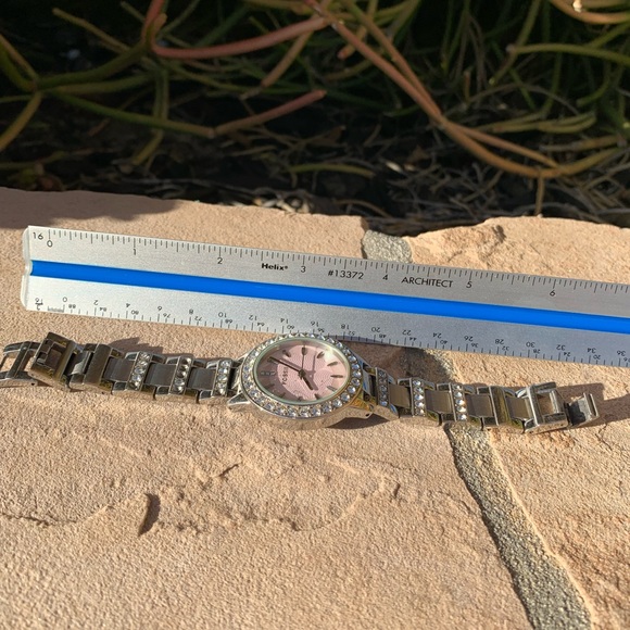 Fossil ES 2189 Crystallized and Pink Watch - Picture 4 of 8